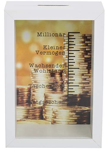 Brandsseller Spaarpot Million spaarpot fotolijst design met kijkvenster en schaal - Afbeelding 3