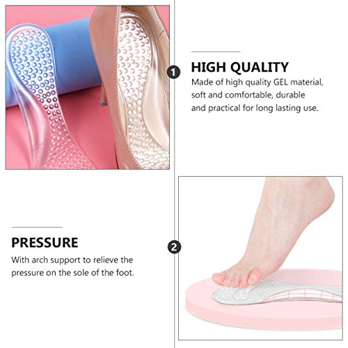 Plantillas Gel Antideslizantes para Mujeres con Soporte de Arco miniatura 6