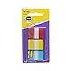 Post-it Index Strong Filing Tabs, Packung mit 1 Spender mit 3 x 22 Tabs, 25, 4 mm x 38 mm, Gelb, Rot, Blau - Extrastarke Haftstreifen & Lesezeichen Mini Starre Standardfarben - 40 Index