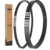 10L0L Golf Cart Drive Belt W/Sarter Generator Belt for Yamaha G2-G29 Drive Gas 4 Cycle Models J55-G6241-00,J38-81173-00