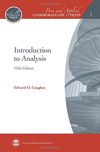 Introduction To Analysis (Pure And Applied Undergraduate Texts) #TOP8