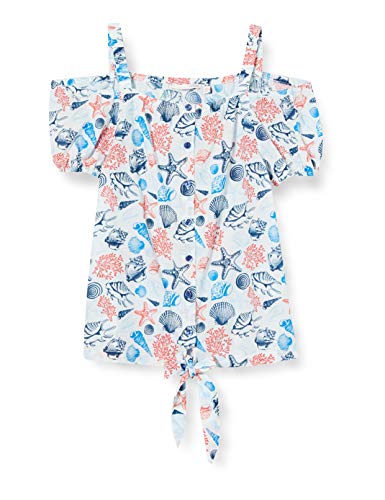 Mexx Mädchen Mexx Blouse, Seashell Printed, 140 EU Cover