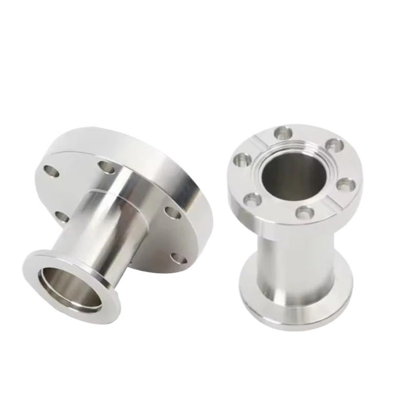 Brida reductora de acero inoxidable 304 serie CF a adaptador de conversión de tubería industrial serie KF(CF25 to KF25)