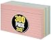 1InTheOffice Index Cards 3 x 5 Ruled Pastel Colored, Assorted 300/Pack