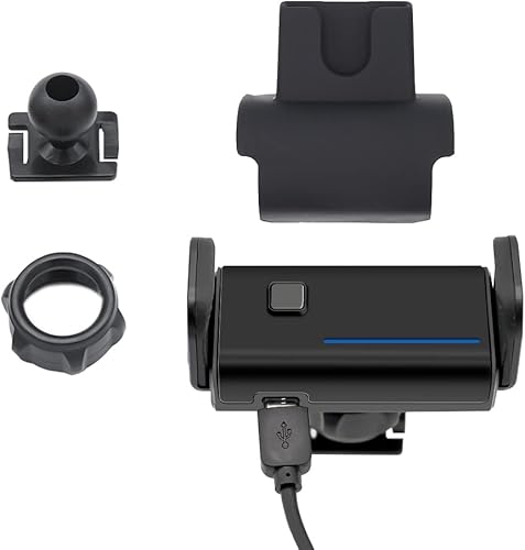 Miniatura 5 de BEERTE Soporte de teléfono de coche para Porsche Macan 2015-2024 Porsche Cayenne 2019-2023, sujeción eléctrica, soporte de teléfono móvil giratorio