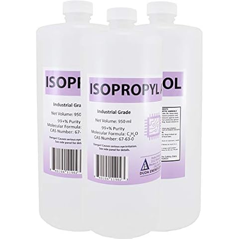 Duda Energy Pure Isopropyl Alcohol Industrial Grade IPA Concentrated Rubbing Alcohol, 96.3 Fl Oz Cover