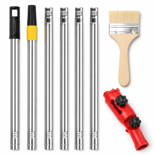 Extensor de pincel multiángulo elimina escaleras para pintar techos y esquinas 2