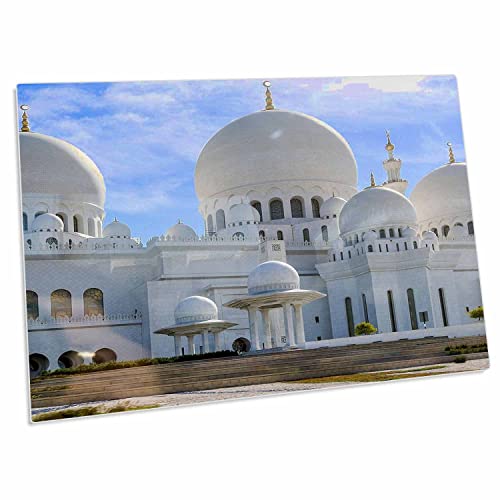 3dRose Cities of The World - Abu Dhabi Mosque Desk Pad miniatura 1