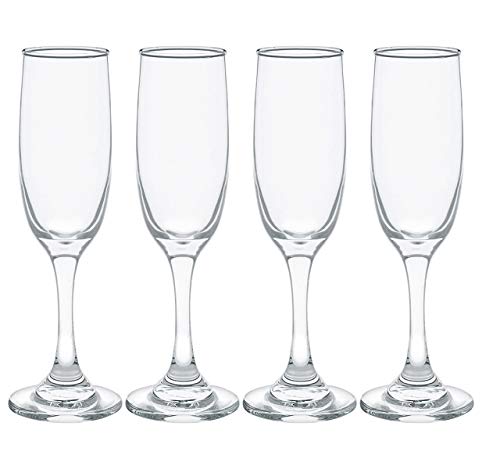 La Mejor Selección de Copas champagne celebración listamos los 10 mejores. 35 Cristar Set de 4 Copas Flauta Para Champagne Sidra o Vino Espumoso Estilo Flauta Capacidad 220ml 21.5 cm, 6.7cm Aptas Para Lavaplatos