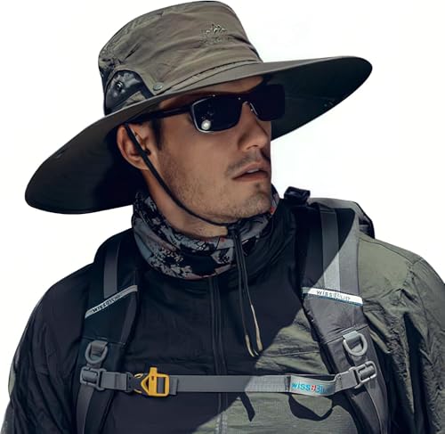 Cooltto Wide Brim Sun Hats with Waterproof Breathable for...