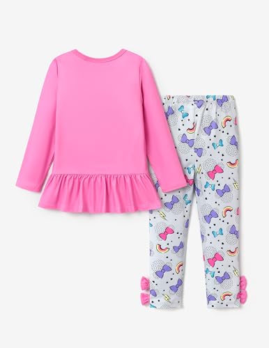 Disney Minnie Mouse Frozen Princess Marvel Toddler Girls Clothes Long Sleeve Sweatshirt + Leggings 2pcs Outfits Set 2-6Y2
