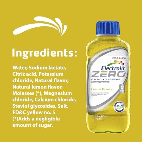 Electrolit Hydration Electrolyte Drinks, Sports Beverages with Electrolytes, Magnesium, Calcium & Potassium, Recovery Drink for Post Workout, 12 Pack (ZERO Lemon Breeze) - Image 5