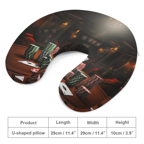 Almohada cervical de memoria para viaje y oficina miniatura 2
