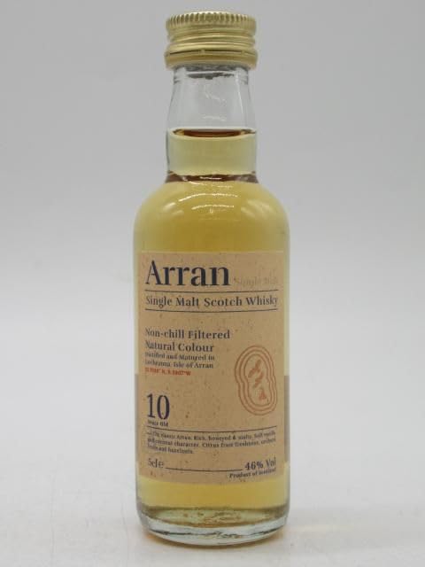 Amazon.co.jp: アラン 10年 ミニチュア 46度 50ml : 食品・飲料・お酒