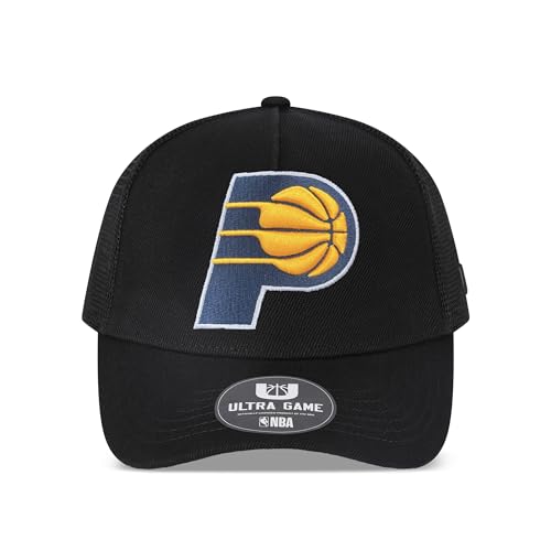 Image of Ultra Game Men's NBA Official Snap Back All Around The World Trucker Baseball Cap Hat