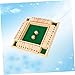 ERINGOGO 1 Set Wooden Drinking Game Props Non Slip Board for Parties Ktv Bars Digital Flop Game with Dice Interactive Fun for All Ages Green