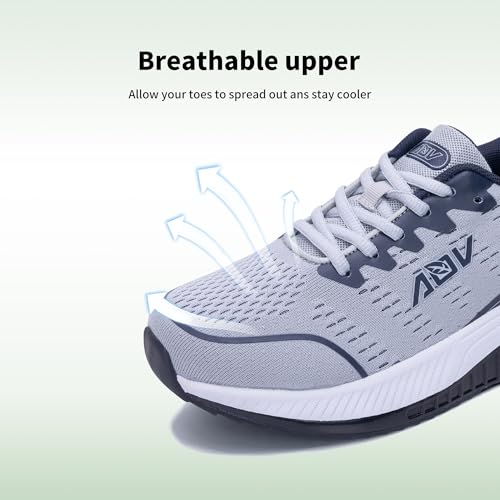 Womens Wide Walking Shoes Arch Support Tennis Plantar Fasciitis Orthotic Sneakers Wide Width Comfortable Shoe for Foot Heel Pain Relief US 6.5-114