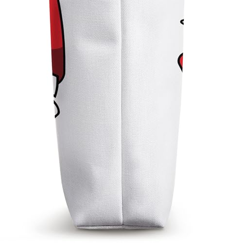Bolso Tote rojo Cheer Mom para mamá orgullosa miniatura 3