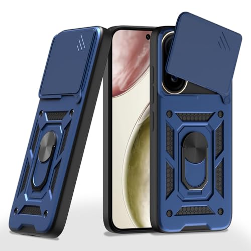 Image of AIBEX Back Cover for Vivo V60E 5G / Vivo T4 Pro 5G / Vivo V60 5G | D10 Tough Armor Case | Sliding Camera Shield | 360 Protection | Kickstand Ring Holder | Military-Grade Bumper Case