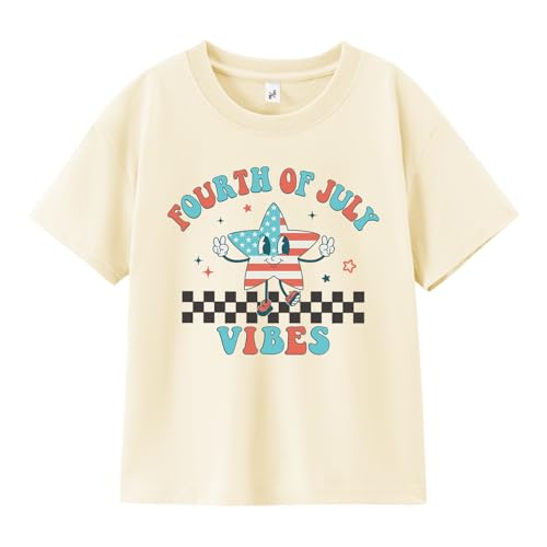 Image of Boys Constitution Day 250 Anniversary USA Shirt Independence Shirt 3-8T | for Kids Boys Girls Toddlers 3T-8T, 4th of July Dinos Flag Patriotic Tee, Independence Day