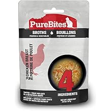 PureBites Chicken Broths for Cats, Only 4 Ingredients, Case of 18