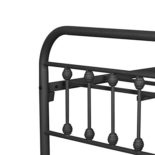 Kefair 12 Inch Queen Size Bed Frame/Mattress Foundation/No Box Spring Replacement With Headboard/Heavy Duty Metal Slat Support/Ultra-Large Under-Bed Storage, Black #TOP5