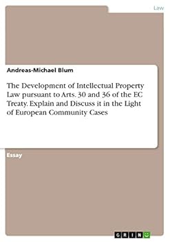 The Development of Intellectual Property Law pursuant to Arts. 30 and 36 of the EC Treaty. Explain and Discuss it in the Light of European Community Cases
