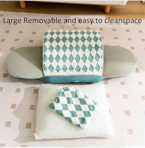 Image of Deep Sleep Dog Bed, Deep Sleep Cozy Dog House, Inside Dog House with Removable Cushion, Indestructible Non-Slip Dog Bed for Large Medium Small Dogs Cats, Machine Cleanable (Brown, S)