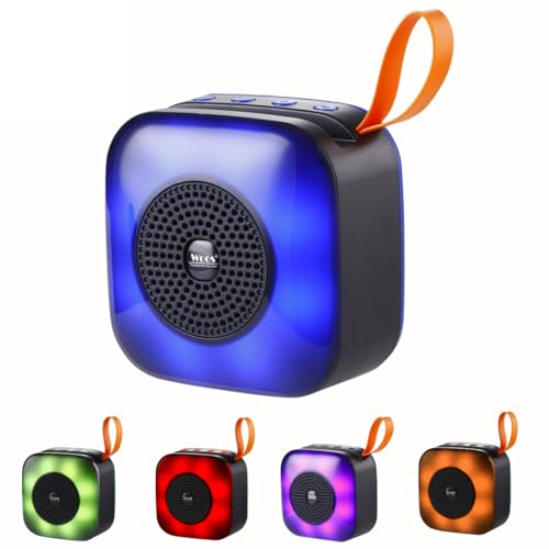 PulseSync 5W Bluetooth Speaker Mesmerizing Filled RGB, Music Sync RGB, Bluetooth 5.1, 4-Hour Playtime, USB Input, TWS, FM, TF Input (Mixed Colour)