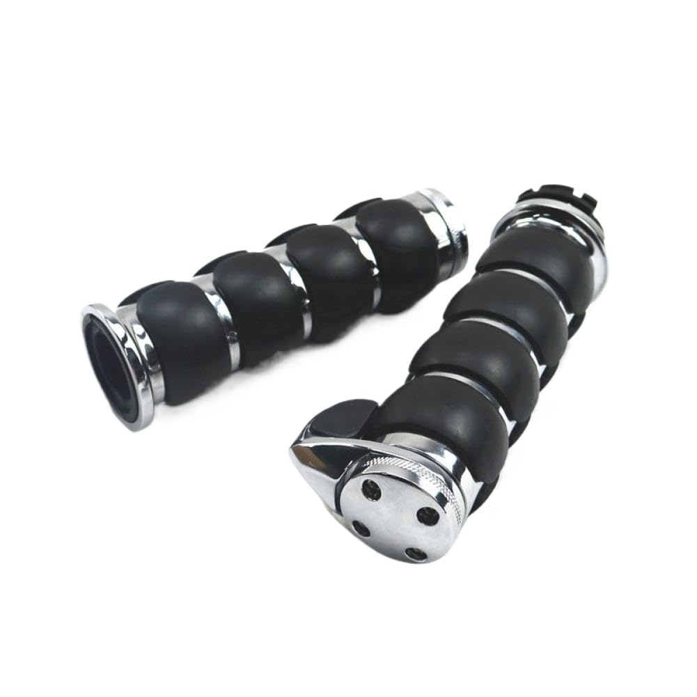 TCUetCPVq Hand Grips with Throttle Boss Compatible with Kawasaki VN 800 VN 1500 VN 1600 VN 2000