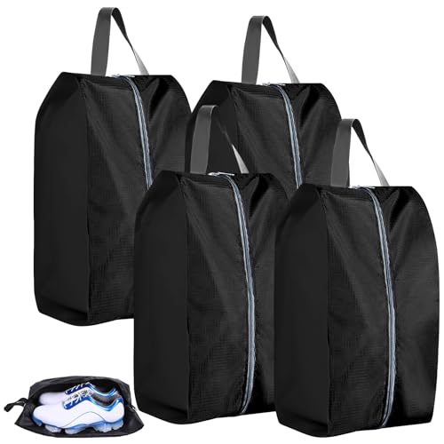 Yuaerbuo 4 Noir Sac Chaussures Voyage Lavable, 39.3 *...