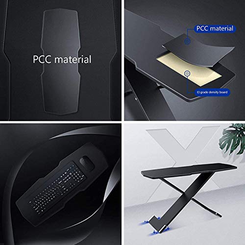 Vassoio ergonomico regolabile per tastiera, ultra stabile, con struttura a X per regolare l'altezza, aumenta il comfort e la produttività, accessorio da scrivania ideale per PC e monitor