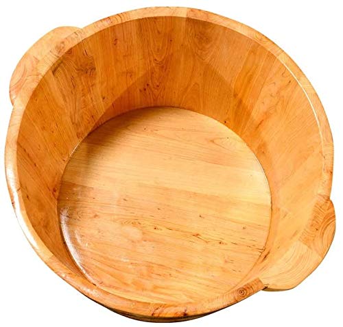 Spa de pies de madera maciza para baño y pedicura miniatura 2