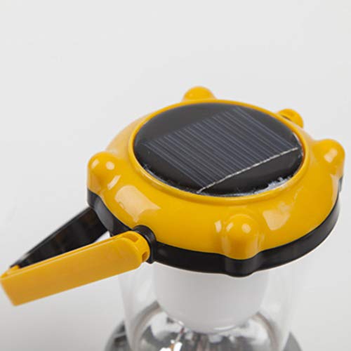 Lanterna de LED Uonlytech para acampamento alimentada por energia solar, recarregável para ambientes