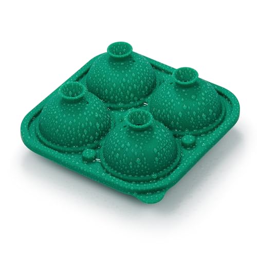 Image of ACOOKEE Novelty Golf Gifts Ball Ice Maker Mold, 2.2 inch Large Sphere Round Ice Cube Mold for Cocktails, Whiskey, Bourbon, Fun Shapes Big Whiskey Ice Cube Mold Gifts