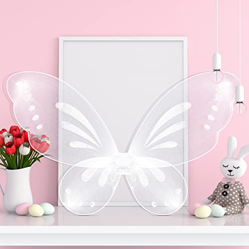 12 Pack Butterfly Fairy Angel Wings And Halos Sets For Kids Girls Angel Costume, Angel Dress Up Feather Costumes For Christmas Halloween Valentine's Day Pageants Plays Games Musical And Parties #TOP4