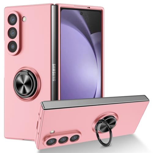For Galaxy Z Fold 3 �p �P�[�X �����O�t�� �X�^���h�@�\ �����Y�ی� ��̌^ �X�}�z�J�o�[ �n�[�h PC�f�� �ϏՌ� �܂肽���� �M�����N�V�[ Z Fold 3 �J�o�[ �ԍڃz���_�[ ������� �T���X�� �M�����N�V�[�[�b�g �t�H�[���h3