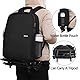 CADeN Kamerarucksack, Wasserdicht Kameratasche Dual Use SLR Bag Diebstahl Fotorucksack Kompatibel mit spiegelreflexkamera Canon Nikon Sony Stativ,Schwarz,2.0 L