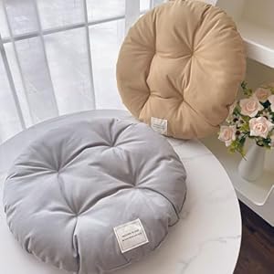   157-Round-Soft-Cat-Kneading-Pillow-Cushion-Bed-for-Cat-Dog-House-Perch-Cushion-Pad-Padding-for-Cat-Cage-Kennel-Grey