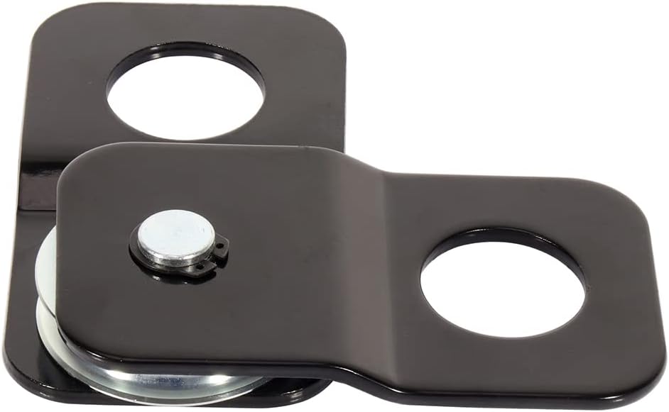 1pcs Snatch Block 8800 lbs Heavy Duty Block Pulley Hoist for 1/4 5/16 D Ropes Self Recovery Accessory