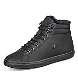 Lacoste Damen Schnürstiefeletten STRAIGHTSETTHERMO4191CFA, Frauen Stiefeletten,Kurzstiefel,uebergangsschuhe,SCHWARZ (02H),39 EU / 5.5 UK