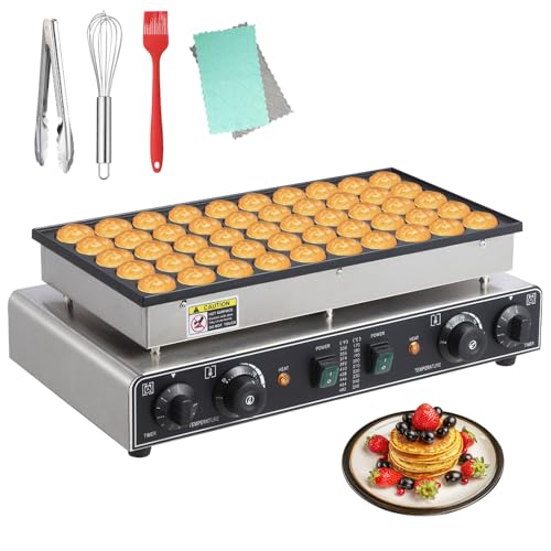 mini pancake maker Round 50 holes Muffin Maker Machine - Efficient Pancake Production, Fast Heating, User-Friendly Operation 50PCS Round