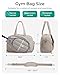 BAGSMART Tennis Gym Bag for Women, Tennis Backpack Holds 2 Rackets with Shoe Compartment, 15.6