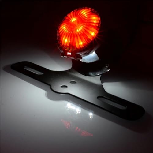 Luces traseras de moto Custom con soporte para rutas en Bobber 5