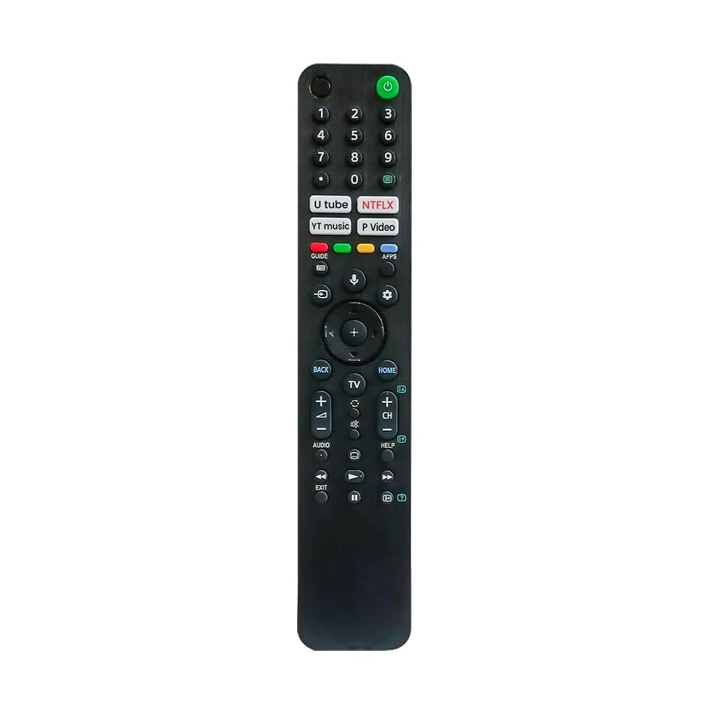 Remote Control Compatible with Sony Bravia RMF-TX520p Tv with Bluetooth Voice Command Suitable Tv Models X74K X75K X75AK A80J X80J X85J X90J X95J Series(Pairing Must) (Sony Version 2)