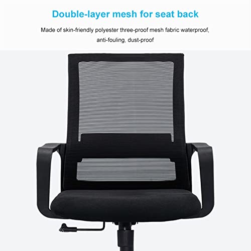 Chaise de Bureau Ergonomique pivotante en maille avec accoudoirs - 4
