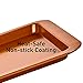 Vplus Bakeware Sets 5 Pcs Nonstick Carbon Steel Baking Include Round Cake Pan, Loaf Pan, Cookie Sheet, Square Pan, and 12 Cups Muffin Pan