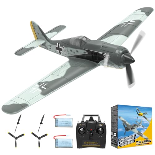 RC Plane 4 Channel RC Airplane FW190 Ready to Fly with Upgraded Xpilot Stabilization System & One...