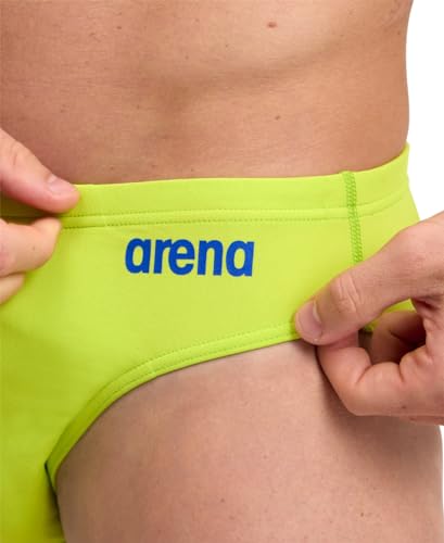 Image of Arena Men's Team Solid Swim Brief MaxLife Athletic Swimwear Professional Swimsuit Bathing Suit