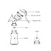 QISLOA Manual Breast Pump for Breastfeeding, Small Portable Manual Breast Milk Catcher Baby Feeding Pumps & Accessories